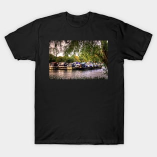 Moored Up boats HDR T-Shirt